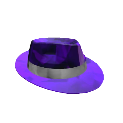 Sparkling Purple Fedora