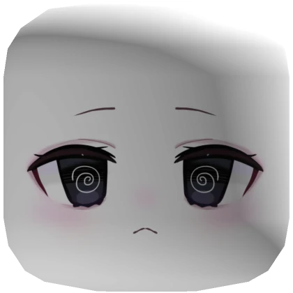 ♡ blushing manga eyes face chibi anime mask white