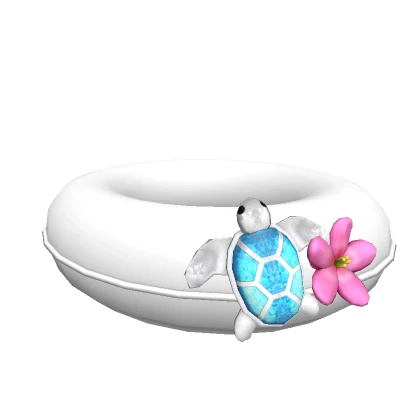 ♡ tropical turtle beach floaty