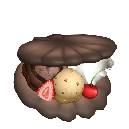 Summer Shell Ice Cream Cake Chocolate (Hat)