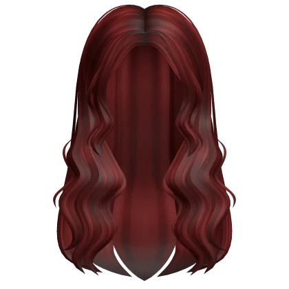 Cute Soft Wavy Hair (Red)