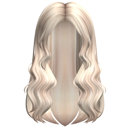 Cute Soft Wavy Hair (Platinum Blonde)