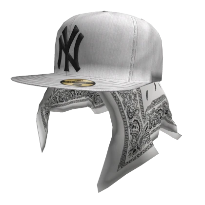 White Yankee With Bandana