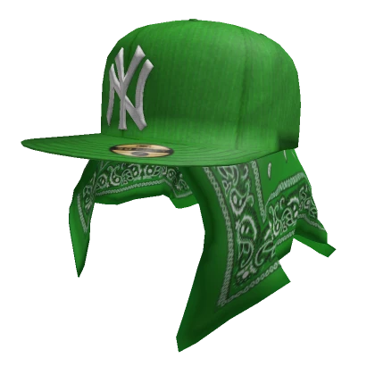 Green Yankee With Bandana