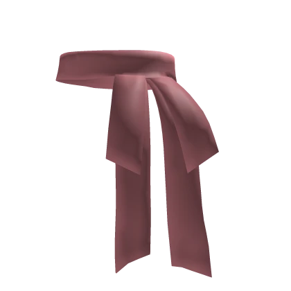 Short skinny pink scarf 3.0