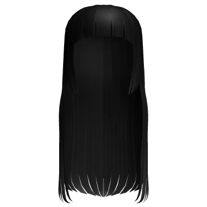 Long Straight Hime Hair