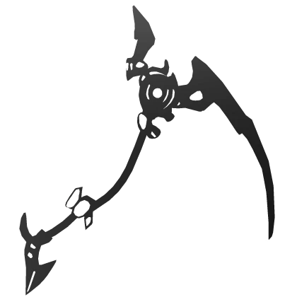 Anime White Glowing Scythe