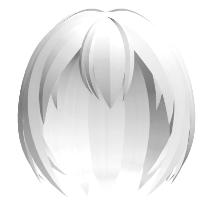 kawaii white anime bob