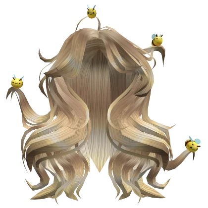 Blonde Majestic Messy Bee Hair