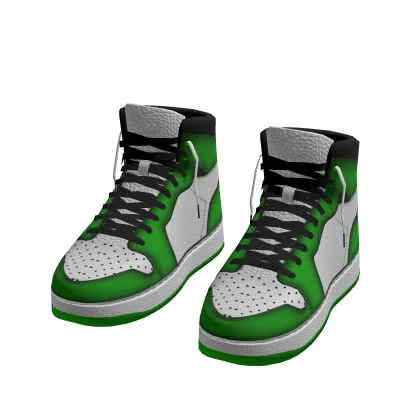 Green Air 1's Sneakers
