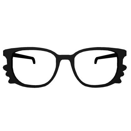 Cute Kitty Glasses in Black