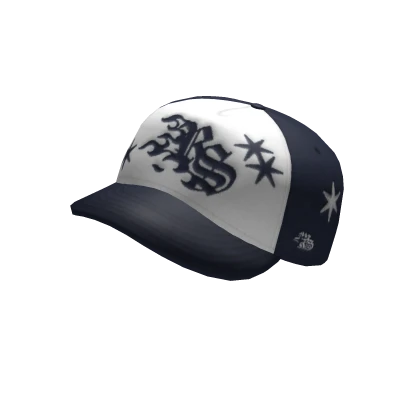 TILTED - NAVY BLUE ROCKSTAR STAR SNAPBACK CAP