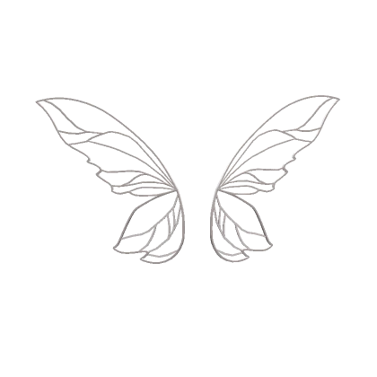 White Wire Fairy Wings