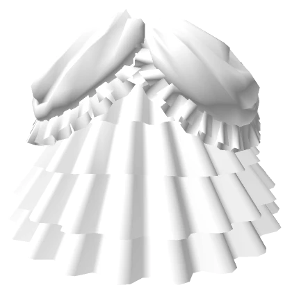 White Rococo Elegant Skirt