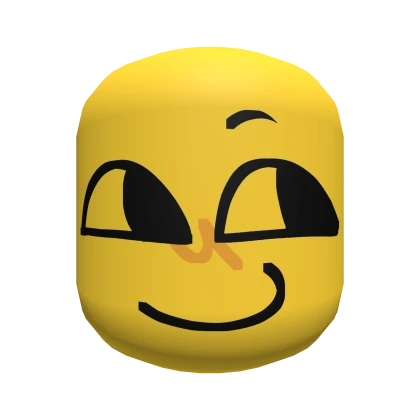 Mischievous Silly Smirking Noob Face [Yellow]