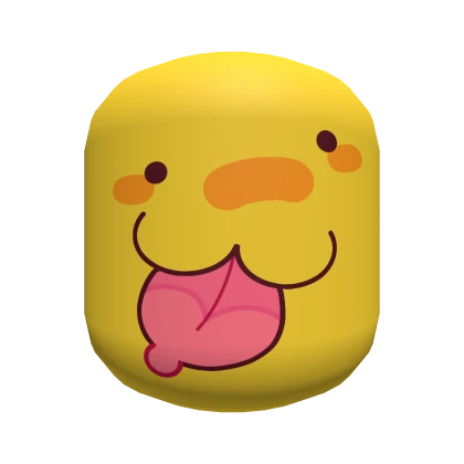 Silly Tongue Blep Melting Face [Yellow]