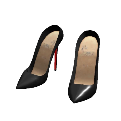 Designer Luxury Pointed Stiletto Heels | Black