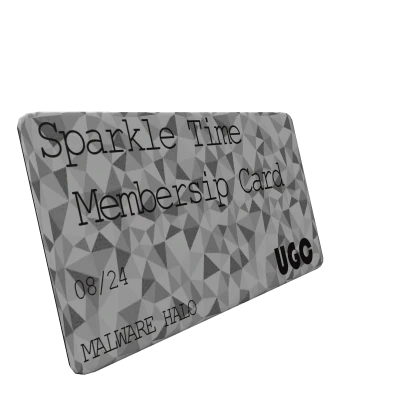 Sparkle Time Membership Card