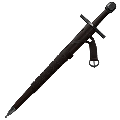 Realistic Sheathed Medieval Sword