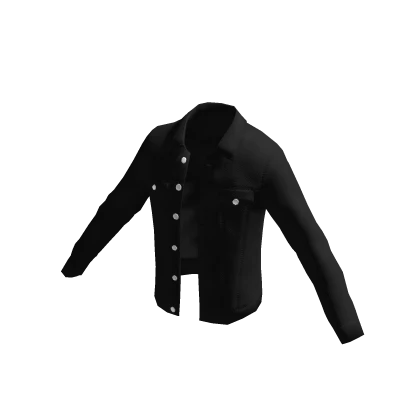 ⭐ Black Jacket but with White Buttons