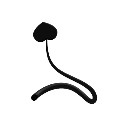 ୨୧: kawaii devil imp tail in black