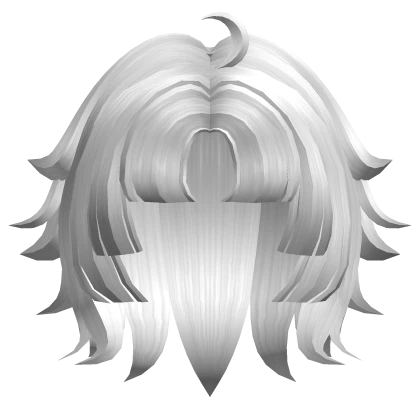 White Rebel Spiky Short Punk Emo Hair