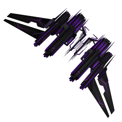 Cyber X1 Jetpack Wings (Dark Purple)
