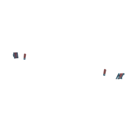 Hibiscus Summer nails (baby blue)