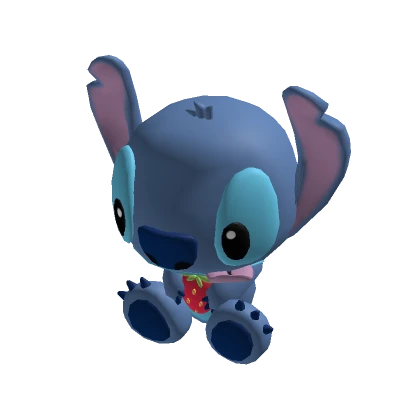 Holdable Stitch Plushie alien blue cute