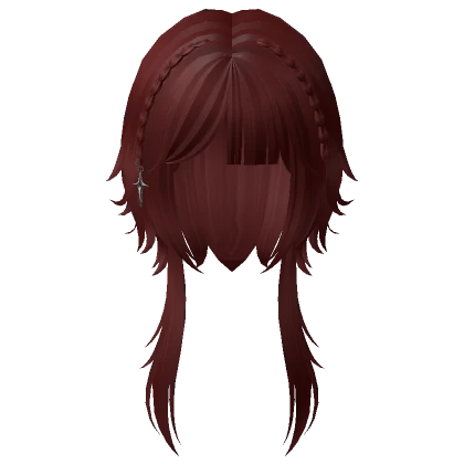 ouji harajuku jellyfish hair w/ star clip (red)