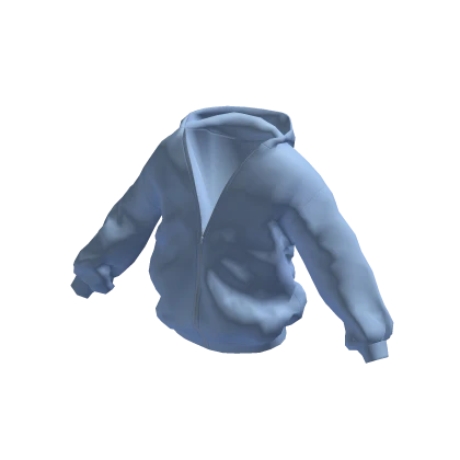 Blue Zip Hoodie