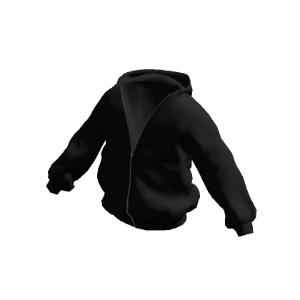 Black Zip Hoodie