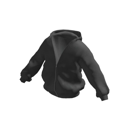 Gray Zip Hoodie