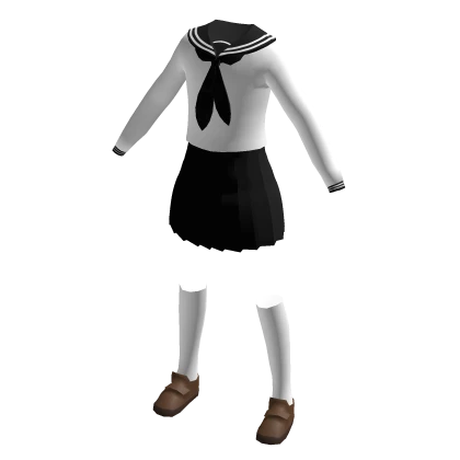 School Sailor Uniform Black