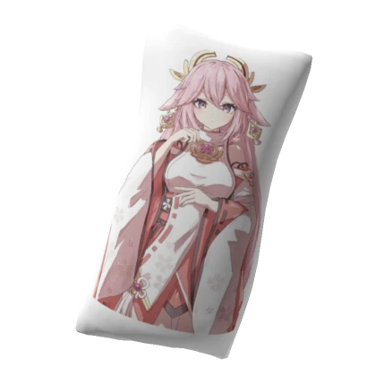 Yae Miko Pillow on Back