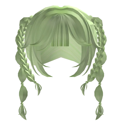 Mint Jasmine Braided Hair
