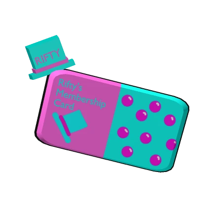 Rifty's Membership Card [RIFTYMEMBER] EXCLUSIVE!!!