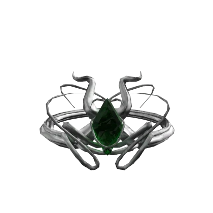 Emerald Silver Diadem of Snakes