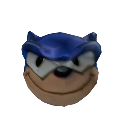 Smiling Sonic Meme Head