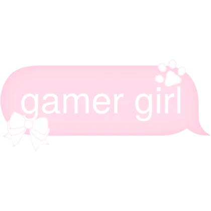 gamer girl Text