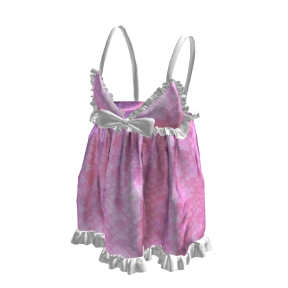 Y2K Hime Gyaru Pink Roses Dress V2