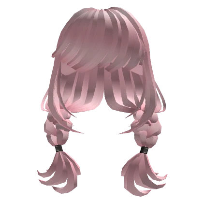 🛍️PigTail Long Hair(Pink)