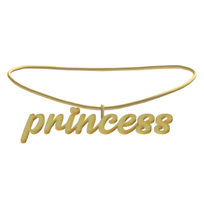 princess gold necklace ♡