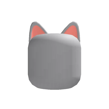 Faceless Classic Cat Head (Pink Ears)
