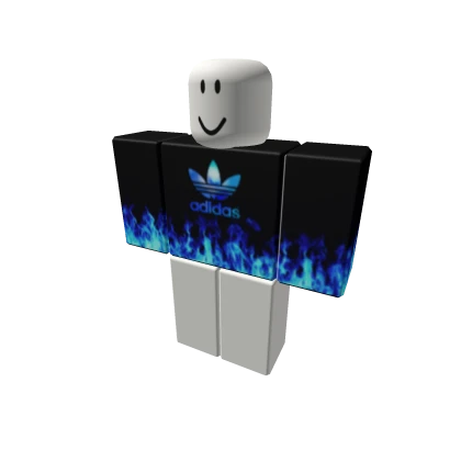 Blue Flaming Fire Shirt