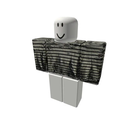 ripped striped shirt