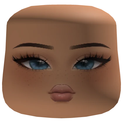 Cute Summer Blue Eyed Makeup Cheeks