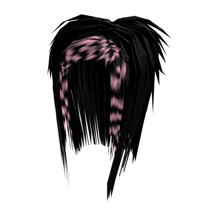 Long Scene Hair (Light Pink/Black)