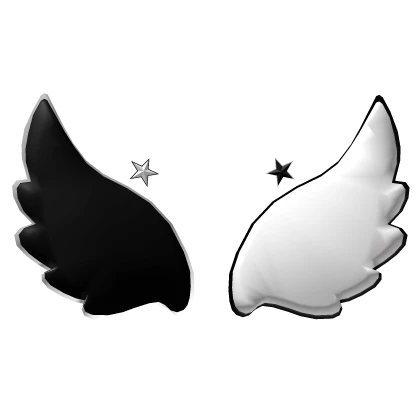 Black And White Wings