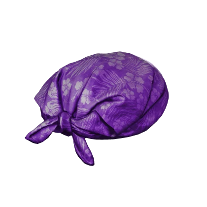 Purple Tropical Bandana